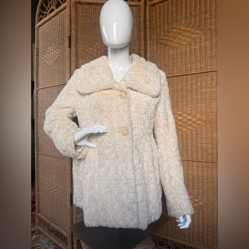 Zara Cream Teddy Jacket for Women